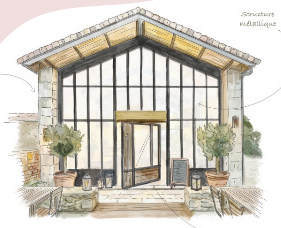 Projet d'architecture intérieure — courbes et fluidité